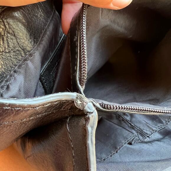 Vintage Pelle Studio Handbag Black Leather Wilsons - Picture 8 of 16